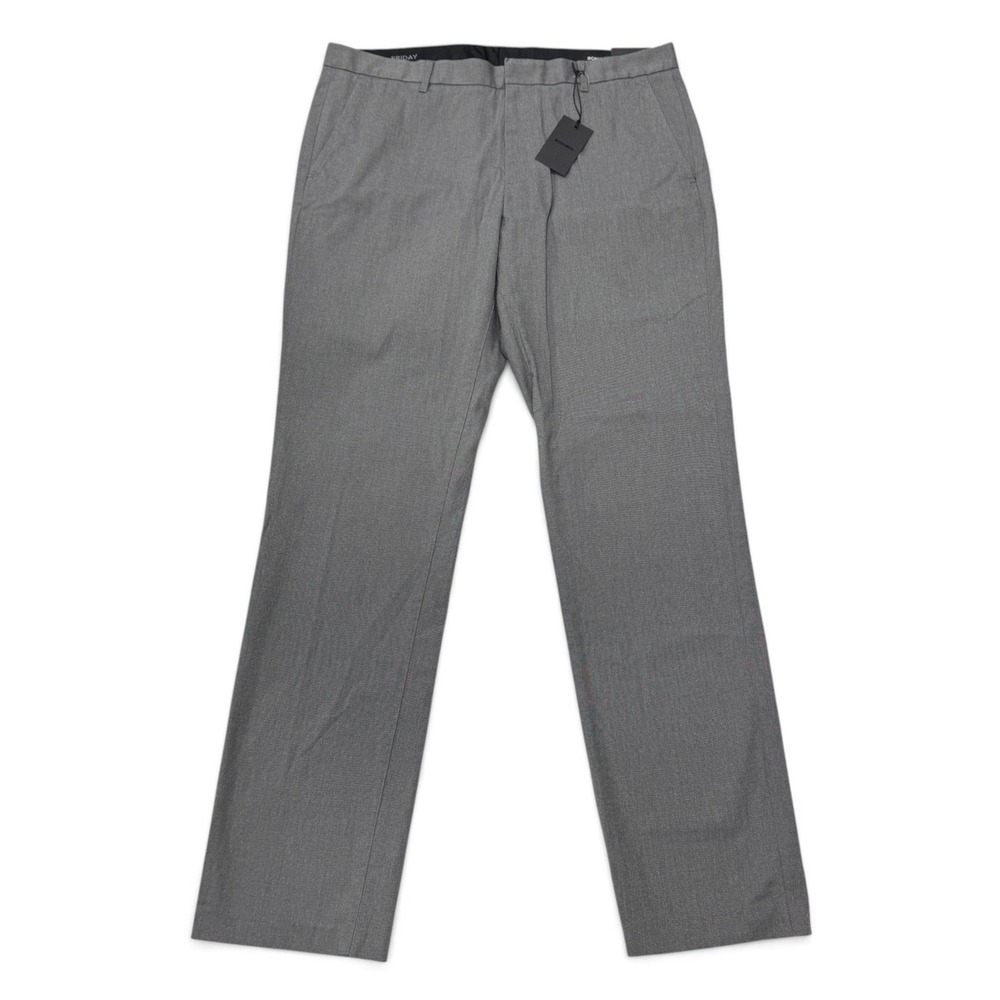 Bonobos Stretch Weekday Warriors Pants Mens 36x34 Grey Straight Chinos NWT